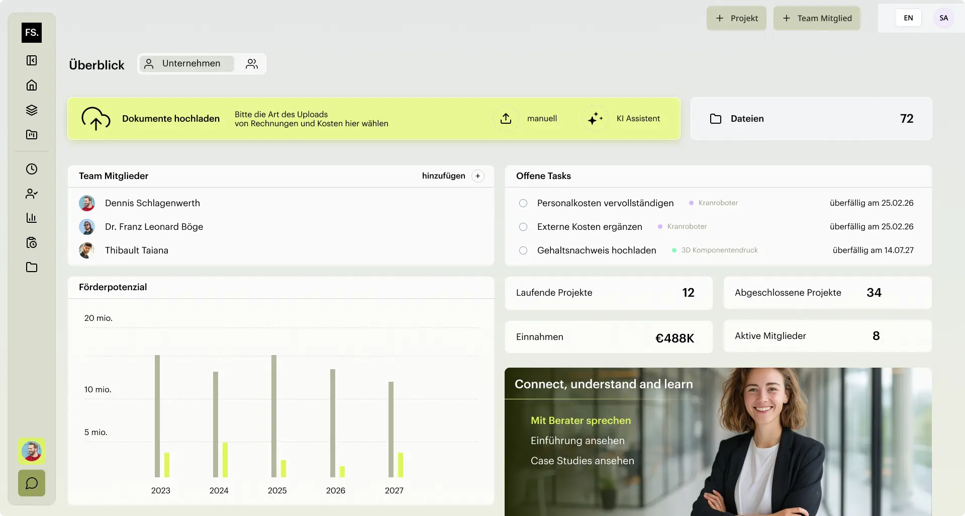 SubventAI product preview